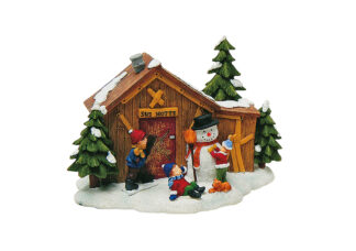 W730-Cabaña Para Nieve, Poliéster, 14X8X10Cm