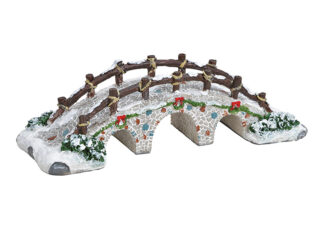 0-Puente Miniatura Poly Gris 19X5X7Cm
