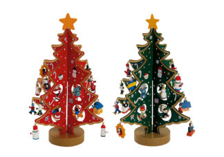 W665-Decoración Árbol Madera 28Cm