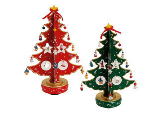 0-Caja de Música Árbol Madera 37Cm